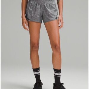 Gray Lululemon Hotty Hot Shorts